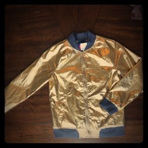 Shiny gold jacket